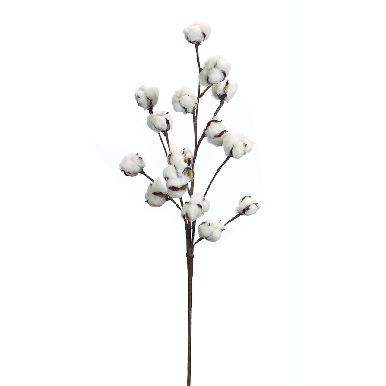 Melrose Set of 6 Floral Cotton Artificial Sprays 30&#x22;
